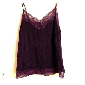 Purple Lacy Tank